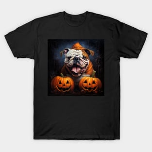 Halloween Bulldog T-Shirt